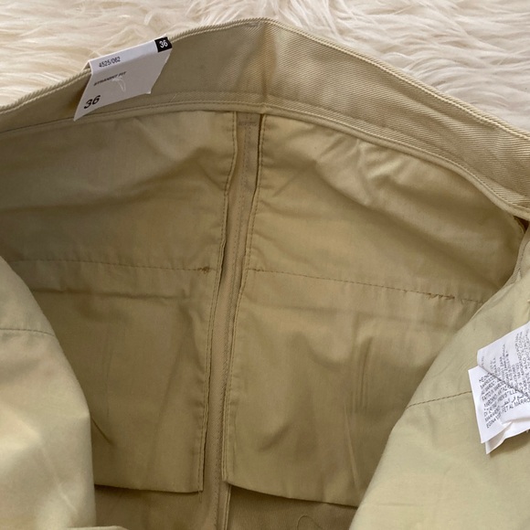 Zara High-Waist Pocket Detail Straight Leg Twill Pants - Picture 5 of 15